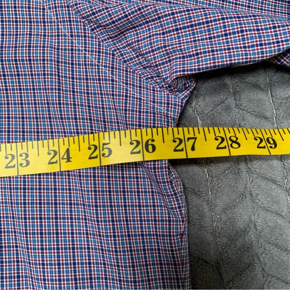 Polo Ralph Lauren Blake Shirt Mens Large Blue Red Long Sleeve Button Down VTG - Picture 11 of 12